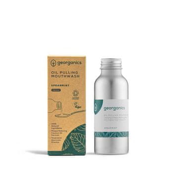 shumee Georganics naravno olje za izpiranje ust z meto 100 ml