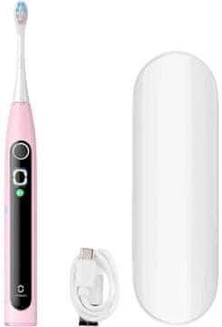 Oclean X komplet električnih zobnih ščetk za otroke roza