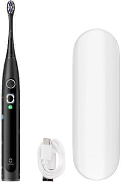 Oclean X komplet električnih zobnih ščetk za otroke, črne barve