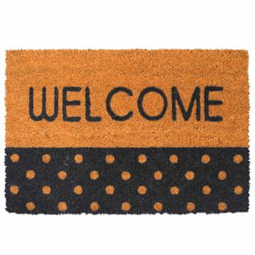 Northix Predpražnik iz kokosovih vlaken Welcome, nedrseč, 60x40 cm, za notranjo/zunanjo uporabo