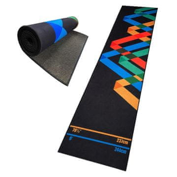 Northix Podloga za pikado z uradno linijo Oche, 60x260 cm, nedrseča