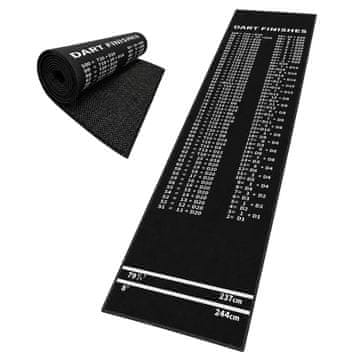 Northix Podloga za pikado z linijo Oche, 60x260 cm, nedrseča