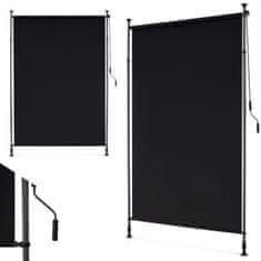 Northix Zložljiva zunanja rolo senčila, ročica, 150 cm, 220–310 cm