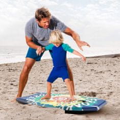 Northix Bodyboard Boogie Board 89–104 cm, EPS jedro, zapestni pas