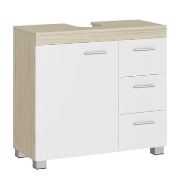 Songmics Kopalniška omarica 30x70x64 cm Bela