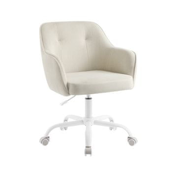 Songmics Pisarna stol 64x64x80-90 cm Bež