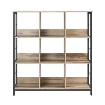 Songmics Knižna omara 3 nivoji 30x100x103.1 cm rjava