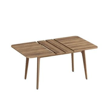 Songmics Jedilna miza 85x140x76.2 cm rjava