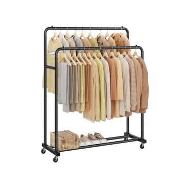 Songmics Oblekalni regal 46.5x110x155.5 cm Črn