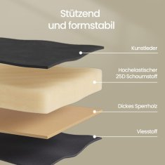 Songmics Čevljalna klop 30x80x50 cm črna