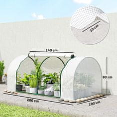Homestar Toplar 200x100x80 cm Bela