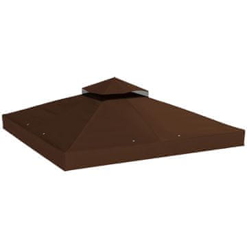 Homestar Nadstrešek za vrtno nadstrešnico 300x300 cm rjav