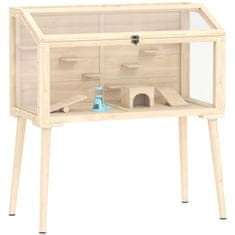 Homestar Kletka za hrčka 110x52x101 cm naravni plastični material