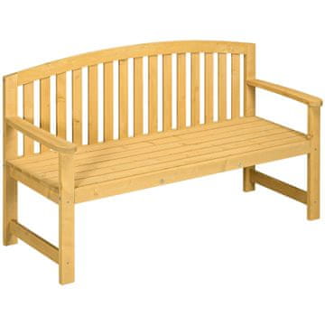 Homestar Vrtna klop 140x50x85 cm oranž