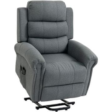 Homestar Masažna stol 87x87,5x108 cm siva