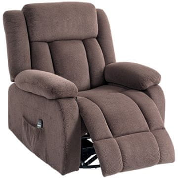 Homestar Masažna stol 92x92x102 cm rjave barve