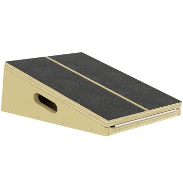 Homestar Nagnjena deska 40x31x15-28 cm rjava lesena