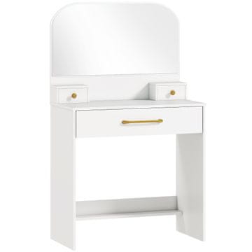 Homestar Toaletna mizica 80x40x135 cm bela