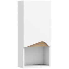 Homestar Kopalniška viseča omarica 30x17x67 cm bela