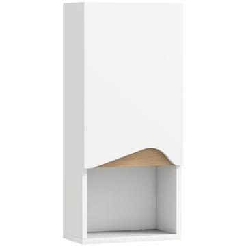 Homestar Kopalniška viseča omarica 30x17x67 cm bela