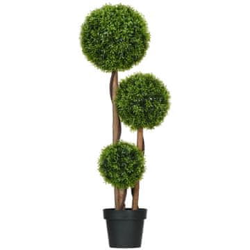 Homestar Umetna rastlina škatlasto zimzeleno 110 cm zelena