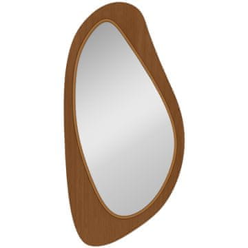 Homestar Stensko ogledalo 91,5x45x3 cm naravno leseno