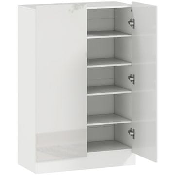 Homestar Omara za čevlje 5-nadstropna 72x34,5x103 cm bela