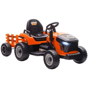 Homestar Otroški traktor na pedala 139x58x55 cm oranžen