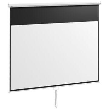 Homestar Projekcijsko platno 283x8x192 cm Belo