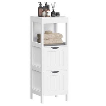 Songmics Kotna talna omarica, 30x89x30 cm, bela
