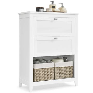 Songmics Kopalniška omarica, 30x60x80 cm, bela