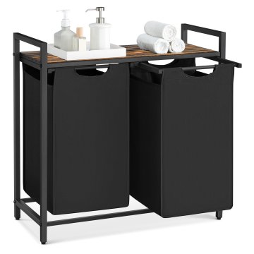 Songmics Košara za perilo, 73x33x72 cm, rjava