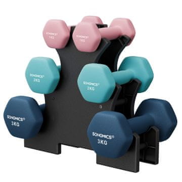 Songmics Set ročk, 38.5x35.5x14.5 cm, večbarvno