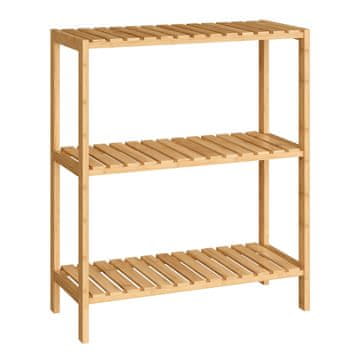 Songmics Regal, 60x26x66 cm, siva, les, plošča - les