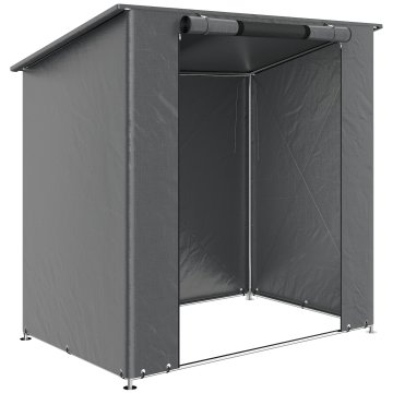 Homestar Tenda Garaža 187x120x204 cm Temno siva