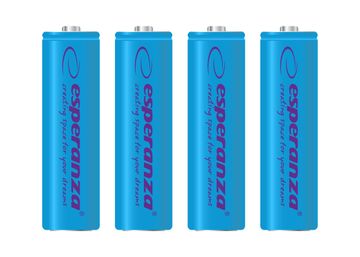 0.00023 Akumulatorske baterije Esperanza Ni-Mh Aa 2000Mah 4Pcs. Modra