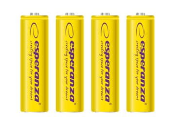0.00023 Akumulatorske baterije Esperanza Ni-Mh Aa 2000Mah 4Pcs. Rumena