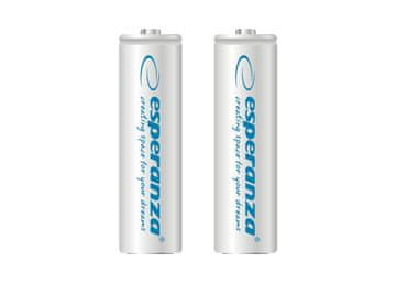 0.00023 Akumulatorske baterije Esperanza Ni-Mh Aa 2000Mah 2Pcs. Bela