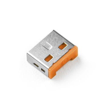 slomart Smartkeeper UL03P2OR blokator vrat USB-A, oranžna, plastika, 100 kosov