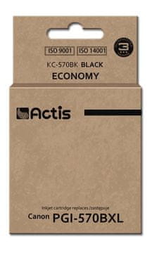 Actis Zamjenska tinta Actis KC-570BK za Canon PGI-570BK, 22 ml, crna