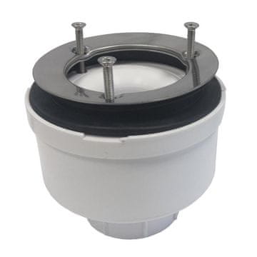 slomart SHOWER TRAY WASTE ORIENTABLE CHROME 90MM