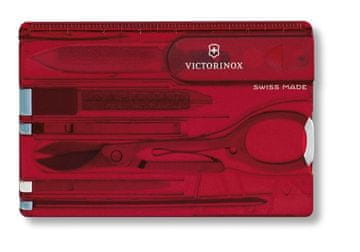 Victorinox Victorinox Swiss Card, crveni, transparentni