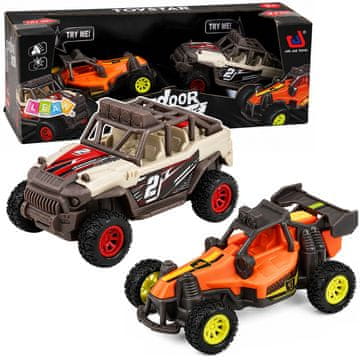 slomart LEAN TOYS Set terenskih vozil Buggy, 2 kosa, s lučmi in zvoki