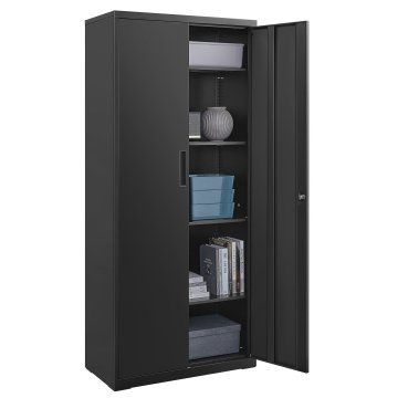 Songmics Predalnik za dokumente 40x80x180 cm Črn
