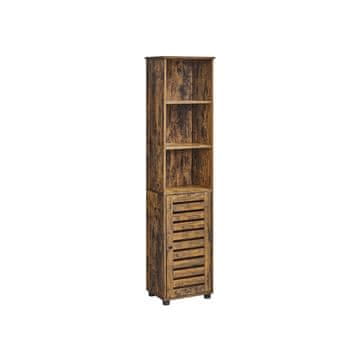 Songmics Kopalniška omarica 40x30x167 cm rjava
