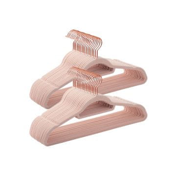 Songmics Obešalniki za oblačila, 42.7x22x0.6 cm, roza