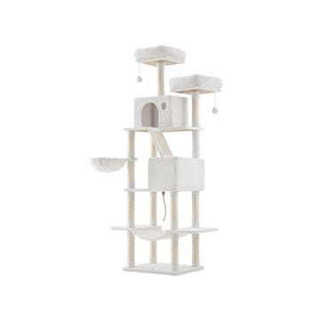 Songmics Mačje drevo 60x50x206 cm Belo