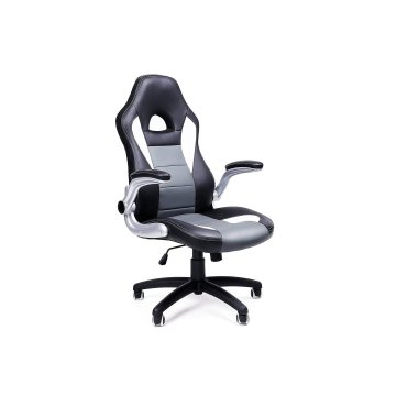 Songmics Gaming stol, 48x52x90 cm, črna