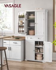 Songmics Kuhinjski omarica 40x76x182.1 cm Bela