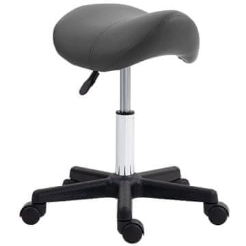 Homestar Stol sedež sedlo 48x47x45-59 cm siva